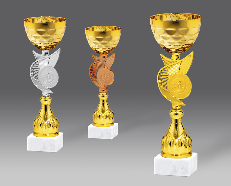 Puchar G26432 3, &oslash;14, h.36 puchary statuetki medale