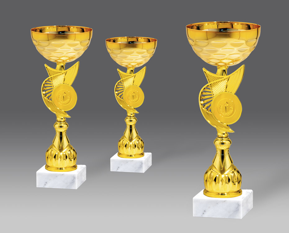 Puchar G26616 3, &oslash;14, h.34 puchary statuetki medale